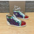 Christian Louboutin Floral Print Multicolor Spiked 20mm High‑Top Sneakers