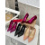 Christian Louboutin Burgundy Velvet Pointed Toe 100mm heel Pumps