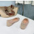 Christian Louboutin Nude Mesh Crystal‑Embellished Split‑Toe Ballet Flats