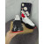 Christian Louboutin White‑Black Spiked Chunky Lace‑Up Sneakers Red Lining