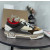Christian Louboutin Brown‑White Suede‑Mesh Spiked Platform Lace‑Up Sneakers