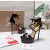 Christian Louboutin Black Patent 150mm Crisscross Ankle‑Strap Platform Heel Sandals