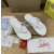 Christian Louboutin White Embossed‑Logo Studded Flip‑Flop Sandals