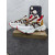 Christian Louboutin Multicolor Bubble‑Sole Lace‑Up Chunky Sneakers Red Lining