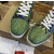 Christian Louboutin Green Crystal‑Embellished Snake‑Print High‑Top Sneakers