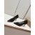 Christian Louboutin Black Mesh 85mm Stiletto Heel Pointed‑Toe Pumps