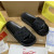 Christian Louboutin Black Spiked Platform Slide Sandals