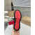 Christian Louboutin Black Leather Chunky Loafer