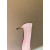 Christian Louboutin Pink Patent 55mm Metal‑Tip Pointed Toe Kitten Heel Pumps