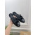 Christian Louboutin Black Patent Leather Slingback Flat Mule Flats