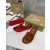 Christian Louboutin Brown Suede Flat Slide Sandal