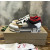 Christian Louboutin Earth‑Tone Suede Mesh Spiked Platform Low‑Top Sneakers