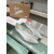 Christian Louboutin Silver Transparent PVC Bow Crystal Pointed‑Toe Flat Pumps