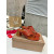 Christian Louboutin Terracotta Croc‑embossed Leather 55mm Block Heel Mule Sandal