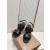Christian Louboutin Black Leather Metal‑Ring Block Heel Sandals