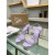 Christian Louboutin Lilac Suede Crystal‑Embellished 100mm heel Sandal