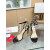 Christian Louboutin Black Spiked Ankle‑Strap 100mm heel Sandal