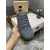 Christian Louboutin Dark Grey Suede Spiked Low‑Top Sneakers
