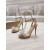 Christian Louboutin Nude Patent 120mm Crystal Flower Platform Stiletto Sandals