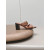 Christian Louboutin Tan Leather CL‑Buckle Mule Block Heel Sandals 85mm heel
