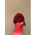 Christian Louboutin Red Satin 120mm Heel Tie‑Ankle Stiletto Sandals