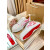 Christian Louboutin Lips‑Print Spiked Toe Low‑Top Lace‑Up Sneakers