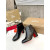 Christian Louboutin Black Leather 85mm Heel Side‑Zip Ankle Boots