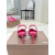 Christian Louboutin Fuchsia Patent Leather 100mm Stiletto Heel Kate Slingback Pumps