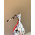 Christian Louboutin Ikat‑Print Satin 100mm heel Crisscross Mule High‑Heel Sandals
