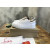 Christian Louboutin White Leather Silver‑Spiked Slip‑On Low‑Top Sneakers