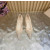 Christian Louboutin Beige Mesh Pearl Crystal‑Embellished Pointed‑Toe Flat Pumps