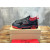 Christian Louboutin Black Red Piping Spiked Platform Low‑Top Sneakers