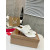 Christian Louboutin White Croc‑Embossed 70mm Block Heel Thong Mule Sandals