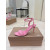 Christian Louboutin Pink Nappa Leather 85mm Stiletto Heel Ankle‑Strap Sandals