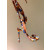 Christian Louboutin Abstract‑Print Satin 100mm Stiletto Heel Wrap‑Tie Sandals