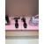 Christian Louboutin Black Crystal Embellished Satin Bow Tie‑Ankle Ballet Flats