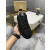 Christian Louboutin Black Leather Jet Crystal‑Encrusted Low‑Top Sneakers