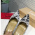 Christian Louboutin Monochrome Letter‑Print Pointed Toe 100mm Stiletto heel Pumps