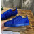 Christian Louboutin Royal Blue Suede Crystal‑Encrusted Low‑Top Sneakers