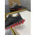 Christian Louboutin Black Leather Red Zigzag Sole Low‑Top Sneakers