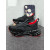 Christian Louboutin Black Spiked‑Sole Chunky Lace‑Up Sneakers With Red Lining