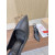 Christian Louboutin Black Leather 85mm Pointed Toe Slingback Pumps