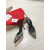 Christian Louboutin Black Fabric Crystal‑Embellished 100mm Pointed‑Toe Slingback Stiletto Heel Pumps