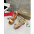 Christian Louboutin Floral Print Fabric 120mm heel Wedge Ankle‑Wrap Espadrille Sandal