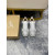 Christian Louboutin White Leather Silver Crystal‑Encrusted Low‑Top Sneakers