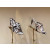 Christian Louboutin Ikat‑Print Satin 100mm heel Crisscross Mule High‑Heel Sandals