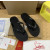 Christian Louboutin Black Embossed‑Logo Studded Flip‑Flop Sandals