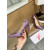 Christian Louboutin Lavender Crystal‑Encrusted Scalloped 100mm heel Pump