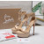 Christian Louboutin Nude Patent 150mm Ankle‑Strap Heel Platform Sandals