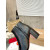 Christian Louboutin Black Leather 85mm Heel Side‑Zip Ankle Boots
